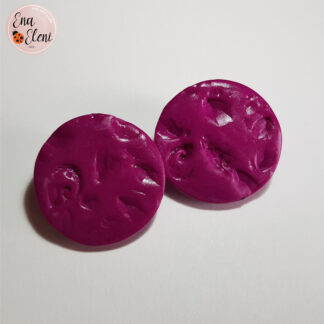 Minđuše Purple elegance circle II