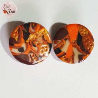 Minđuše Golden touch,model Circle II